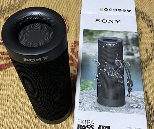 アウトドアにぴったり！ソニー防水スピーカーＳＲＳーＸＢ２３
