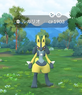 色違いルカリオ