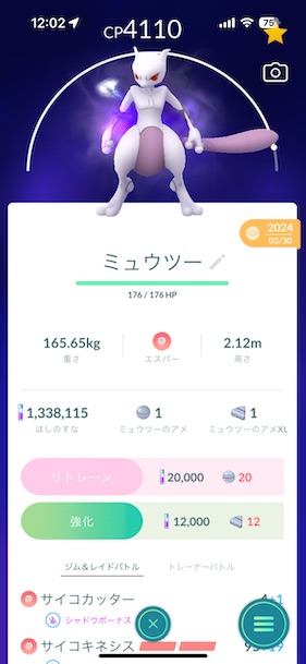 シャドウミュウツー